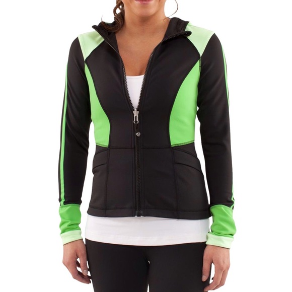 lululemon athletica Jackets & Blazers - Lululemon Studio Surf Hooded Zip-up Jacket Size 10
